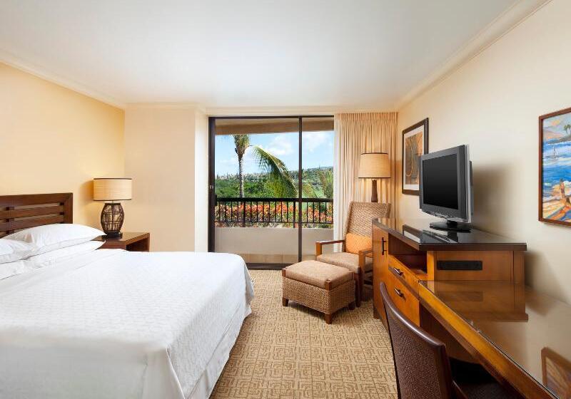 اتاق اساندارد با چشم‌انداز جانبی به دریا, Sheraton Maui Resort & Spa
