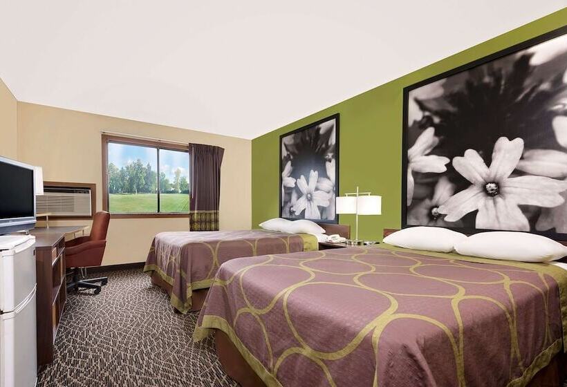اتاق استاندارد با 2 تخت دوبل, Super 8 By Wyndham Muncie/ball St. College Area