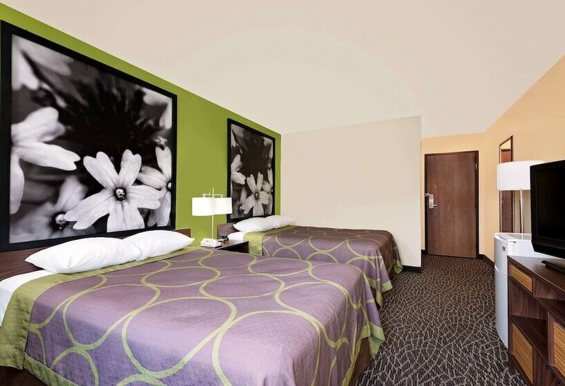 اتاق استاندارد با 2 تخت دوبل, Super 8 By Wyndham Muncie/ball St. College Area
