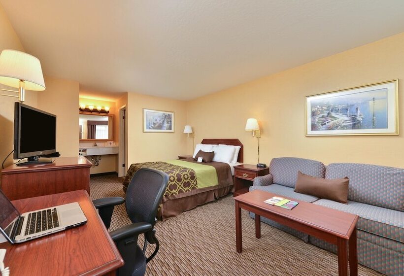标准间带双人床, Americas Best Value Inn San Jose Convention Center
