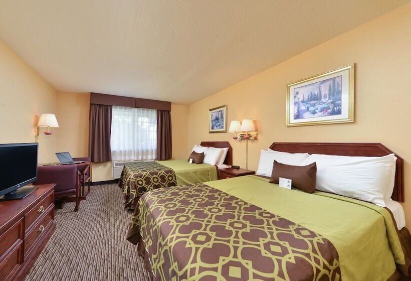 带2个双人床的标准工作室, Americas Best Value Inn San Jose Convention Center