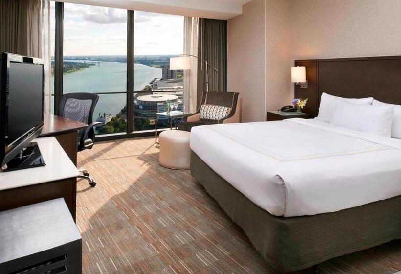 Chambre Standard Lit Double, Detroit Marriott At The Renaissance Center