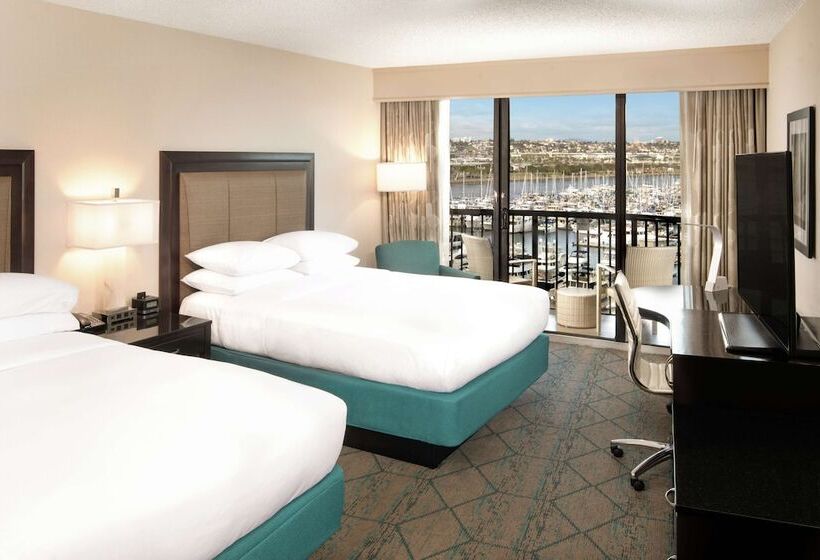 Standaardkamer met 2 Tweepersoonsbedden, Hilton San Diego Airport Harbor Island