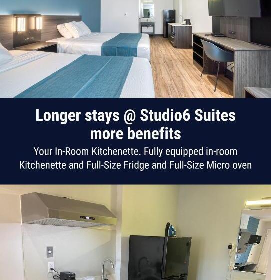 اتاق لوکس چهار تخته, Studio 6 Suites Stockton, Ca Waterfront