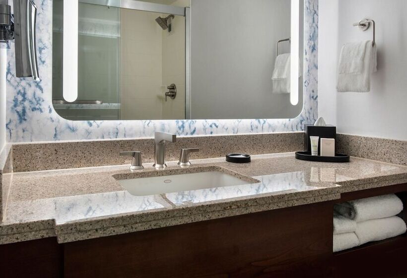 اتاق استاندارد با تخت دوبل و چشم‌انداز, Westchester Marriott