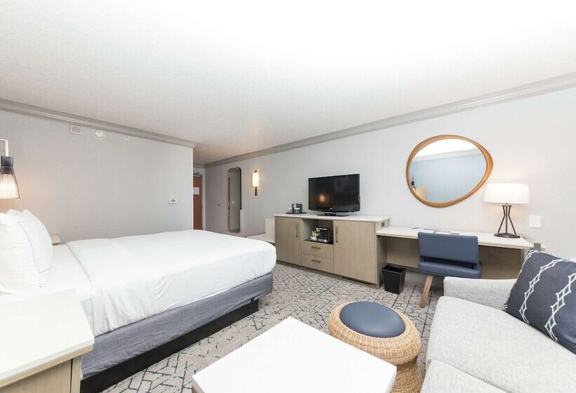 اتاق استاندارد با تخت دوبل و چشم‌انداز, Hilton Melbourne Beach Oceanfront