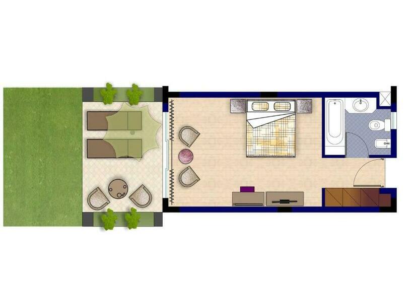 اتاق پرمیوم با چشم‌انداز دریا, Azia Resort & Spa