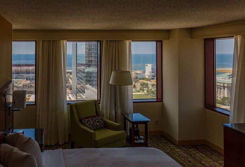 اتاق استاندارد با تخت دوبل, Cleveland Marriott Downtown At Key Tower