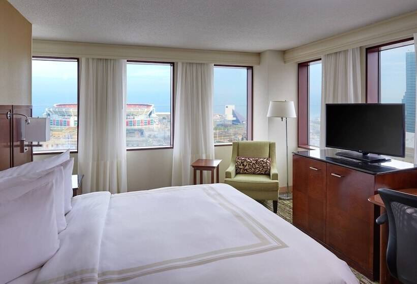 اتاق استاندارد با تخت دوبل, Cleveland Marriott Downtown At Key Tower