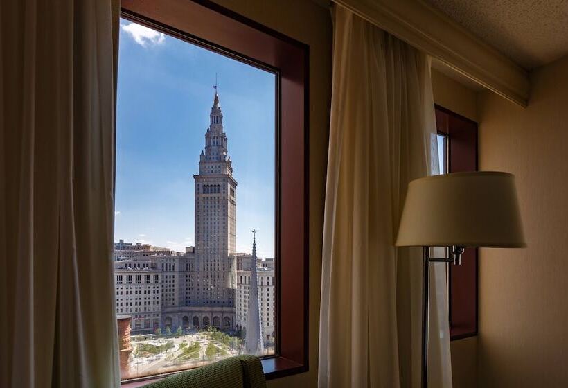 اتاق استاندارد با تخت دوبل برای معلولان, Cleveland Marriott Downtown At Key Tower