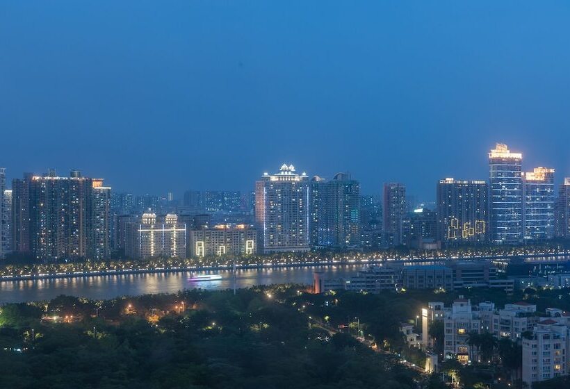 Номер Стандарт Вид на Реку, Ramada By Wyndham Pearl Guangzhou Canton Fair Free Shuttle Bus
