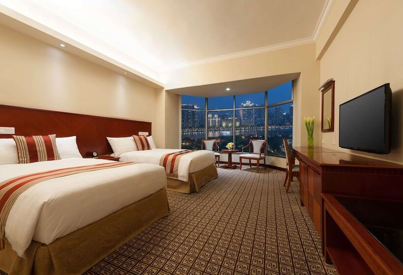 Номер Стандарт Вид на Реку, Ramada By Wyndham Pearl Guangzhou Canton Fair Free Shuttle Bus