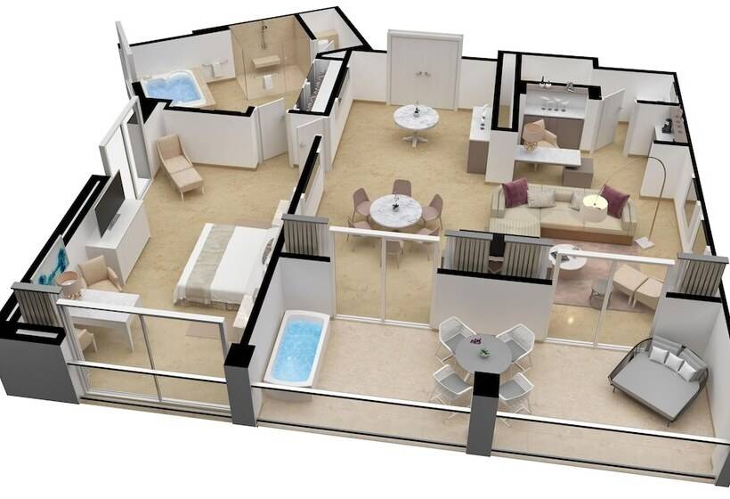سوئیت پرزیدنت, Le Blanc Resort Cancun Adults Only   All Inclusive