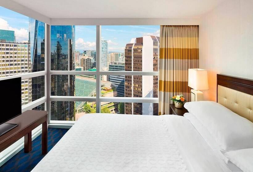 اتاق استاندارد با تخت دوبل, Sheraton Vancouver Wall Centre