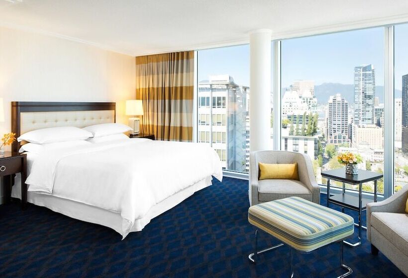 اتاق استاندارد با تخت دوبل, Sheraton Vancouver Wall Centre