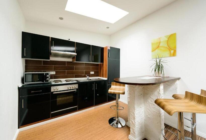 آپارتمان 1 خوابه, City Hotel Pension Brandenburg