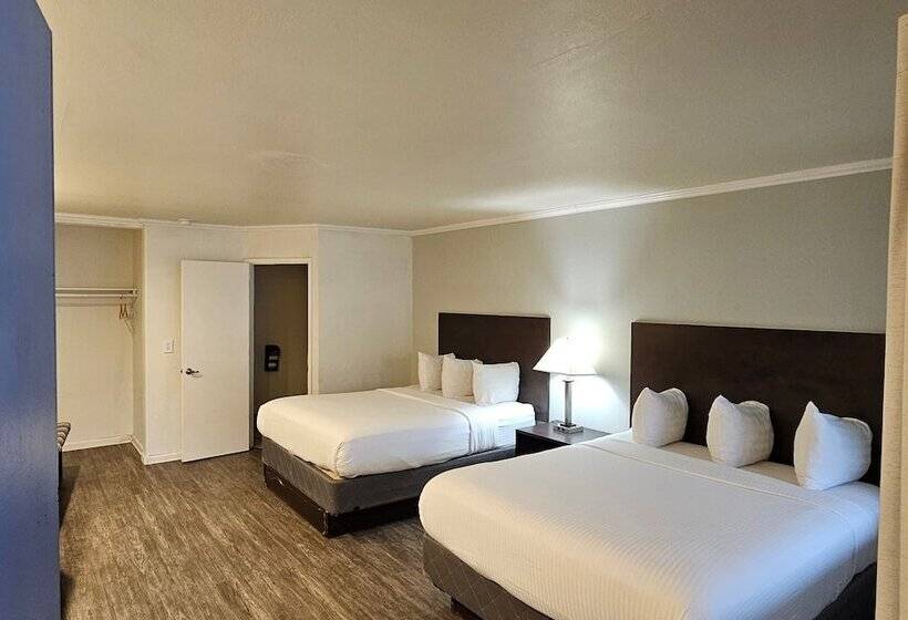اتاق استاندارد با 2 تخت دوبل, Bay Front Inn  Downtown Santa Cruz