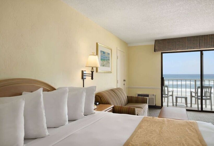 Standard-huone Parivuode Merinäkymä, Days Inn By Wyndham Daytona Oceanfront