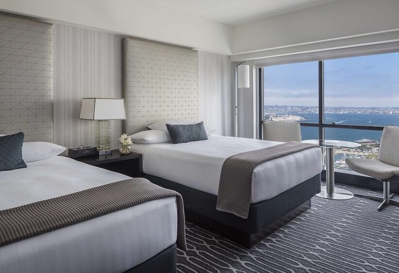 带2个双人床的标准工作室, Manchester Grand Hyatt San Diego