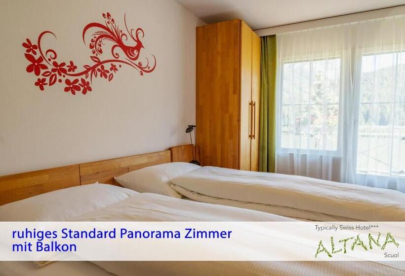 اتاق استاندارد با بالکن, Typically Swiss Hotel Altana