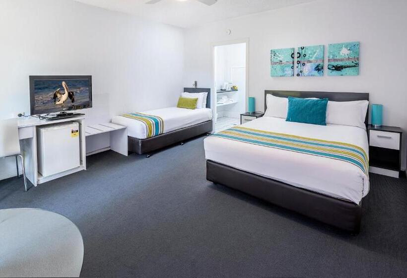اتاق استاندارد در طبقه همکف, The Beach Motel Hervey Bay