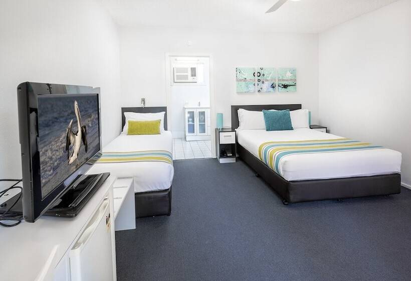 Quarto Standard Piso Térreo, The Beach Motel Hervey Bay