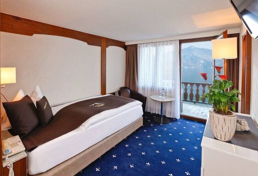 اتاق استاندارد یک نفره, Seehotel Pilatus