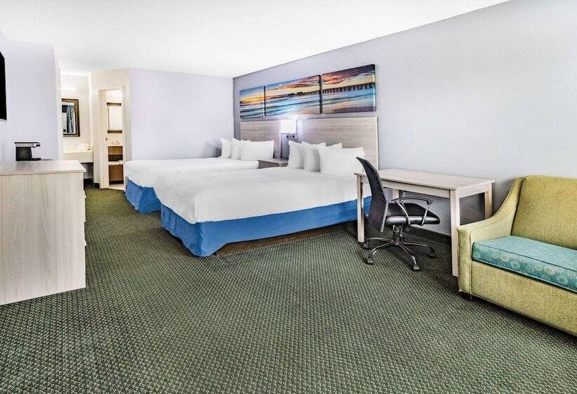 اتاق استاندارد با 2 تخت دوبل, Days Inn & Suites By Wyndham Williamsburg Colonial