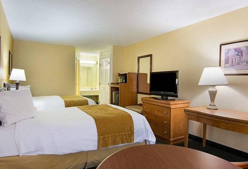 اتاق استاندارد با 2 تخت دوبل, Days Inn & Suites By Wyndham Williamsburg Colonial