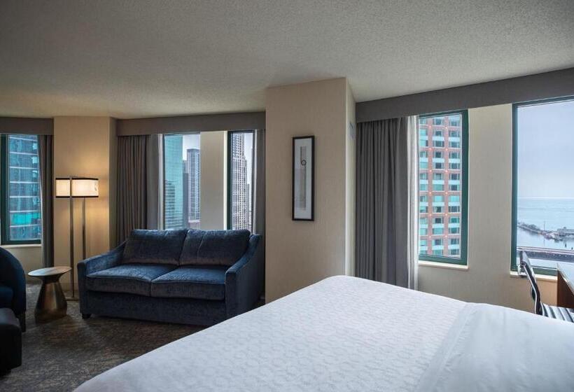 اتاق استاندارد با تخت بزرگ, Sheraton Grand Chicago Riverwalk