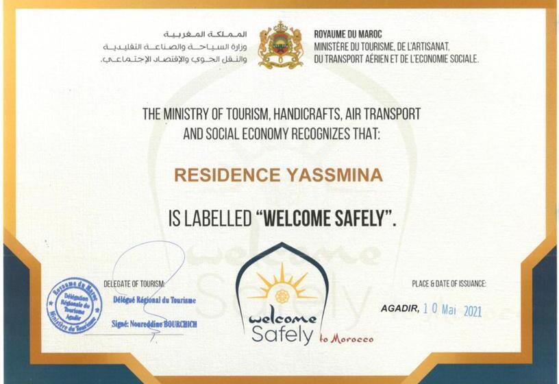 バルコニー付き１ベッドルームアパートメント, Residence Yasmina Agadir