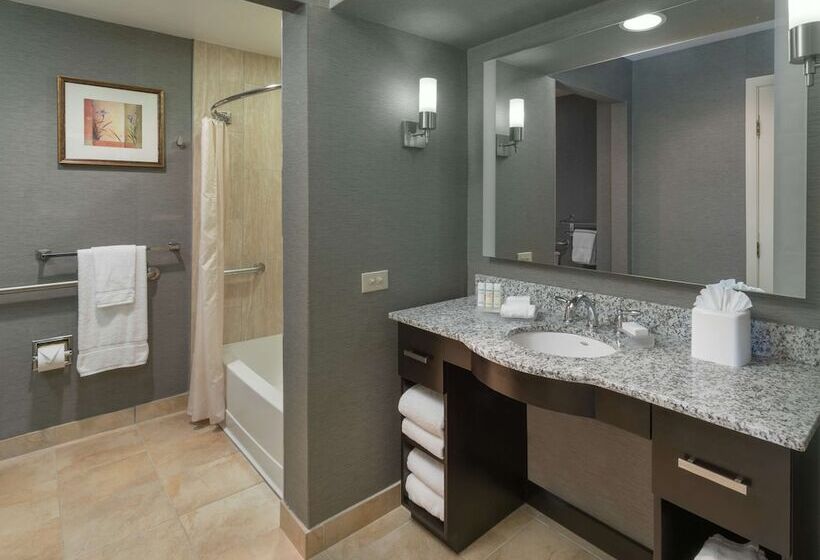 Suite Adapted for people with reduced mobility, Homewood Suites By Hilton Chicago  Schaumburg