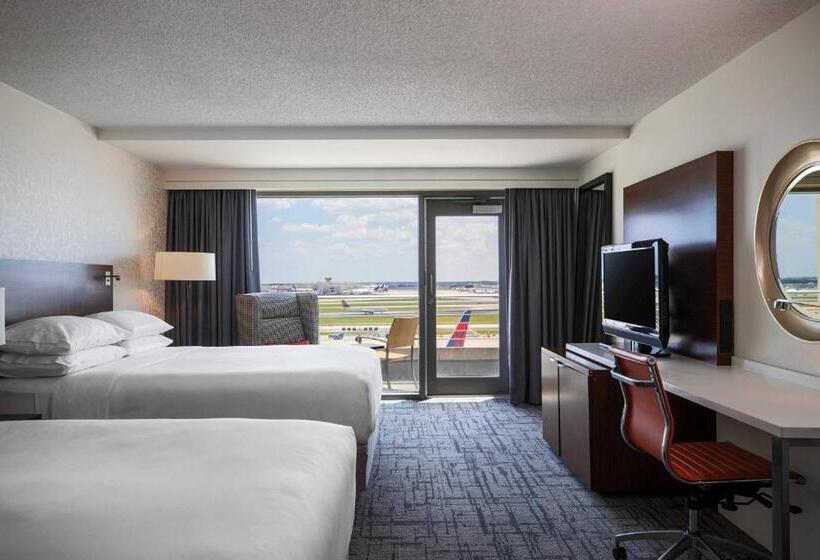 Standardzimmer mit Ausblick, Renaissance Concourse Atlanta Airport