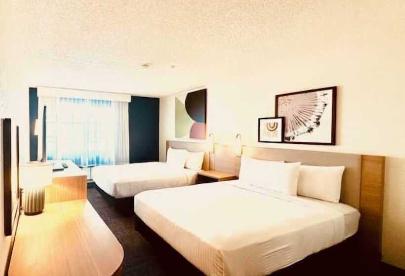 اتاق استاندارد با 2 تخت دوبل, Spark By Hilton Modesto