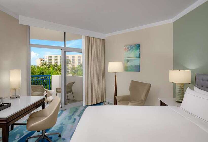 اتاق استاندارد با چشم‌انداز دریا, Hilton Aruba Caribbean Resort And Casino