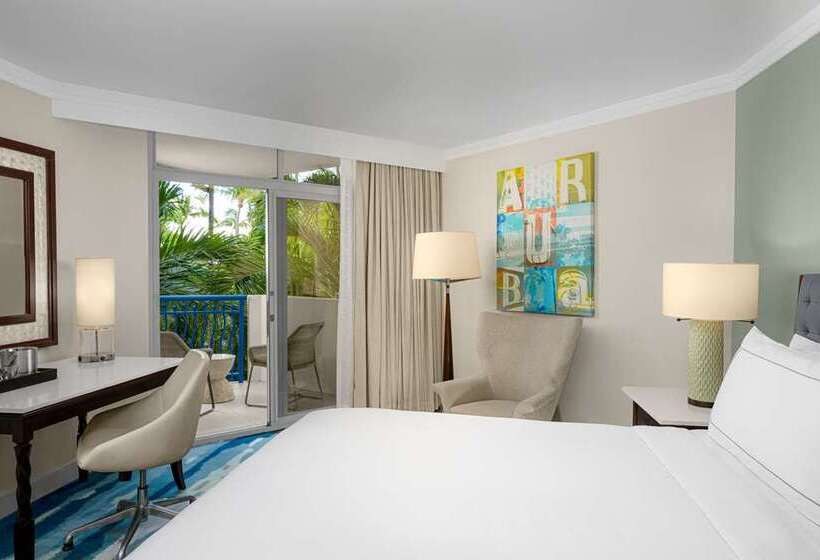 اتاق استاندارد با تخت بزرگ, Hilton Aruba Caribbean Resort And Casino