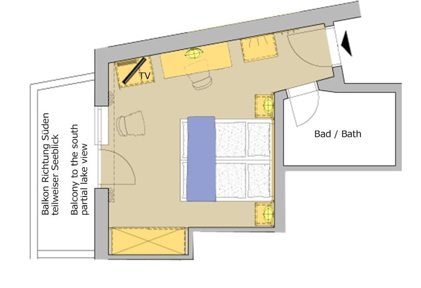 Standard Room Double Bed, Berner