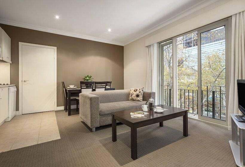 1 Schlafzimmer Apartment, Comfort Hotel Melbourne Central