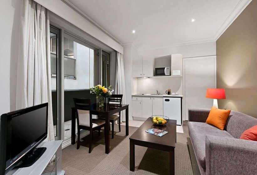 1 Schlafzimmer Apartment, Comfort Hotel Melbourne Central