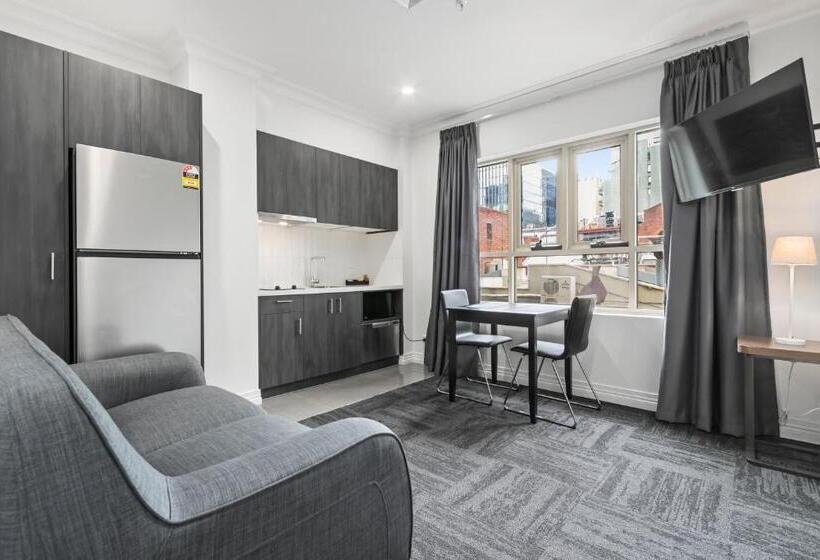 Apartament Deluxe 1 Sypialnia, Comfort Hotel Melbourne Central