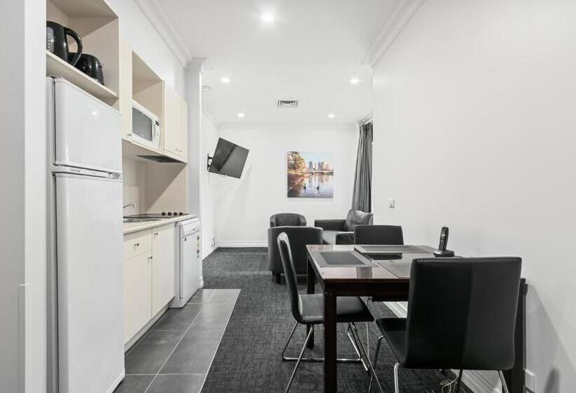 2 Schlafzimmer Apartment, Comfort Hotel Melbourne Central