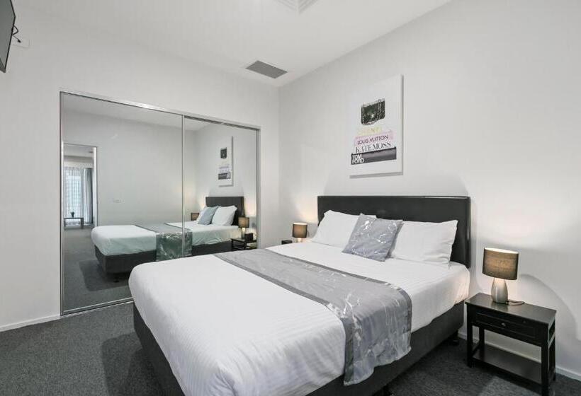 2-Schlafzimmer-Deluxe-Apartment, Comfort Hotel Melbourne Central