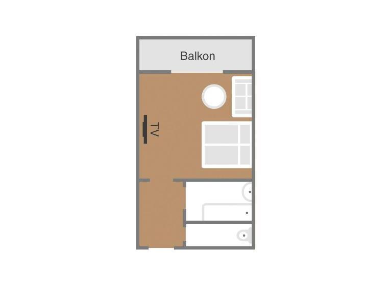 Comfort room with balcony, Dei Hotel Schönblick
