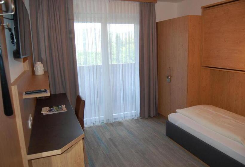 اتاق استاندارد یک تخته با بالکن, Dei Hotel Schönblick