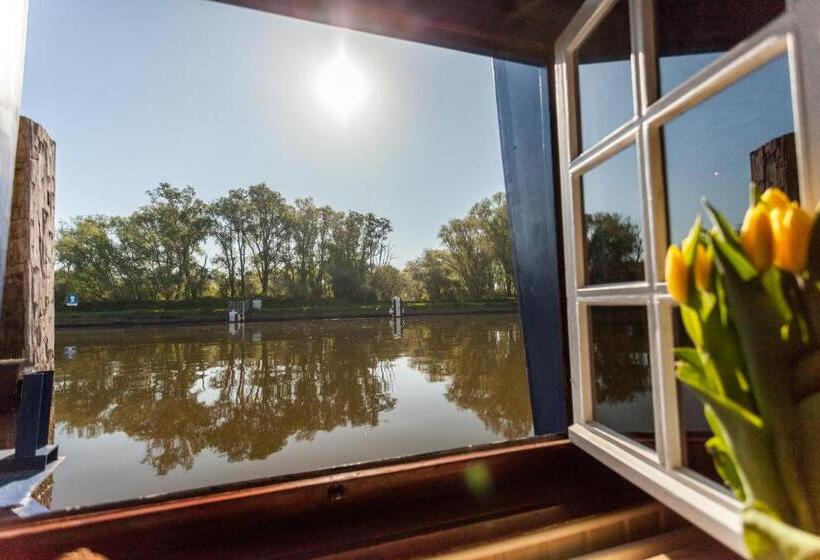 Standaardkamer met Uitzicht, Boat Hotel De Barge