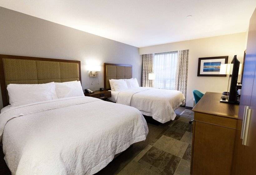 غرفه قياسيه سريرين مزدوجين, Hampton Inn Vancouver Airport Richmond