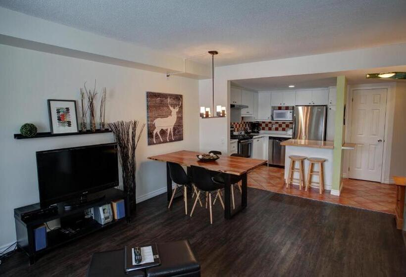 آپارتمان 1 خوابه با بالکن, Hebergement Montsteanne Condos