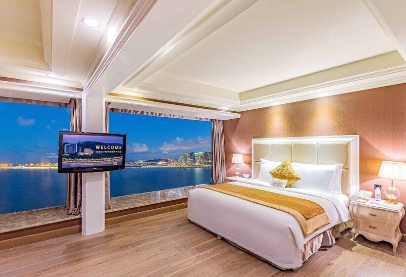 اتاق لوکس با چشم‌انداز دریا, Grand Bay Hotel Zhuhai