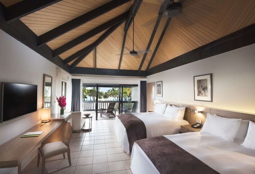 اتاق استاندارد با چشم‌انداز دریا, Doubletree Resort By Hilton Hotel Fiji   Sonaisali Island