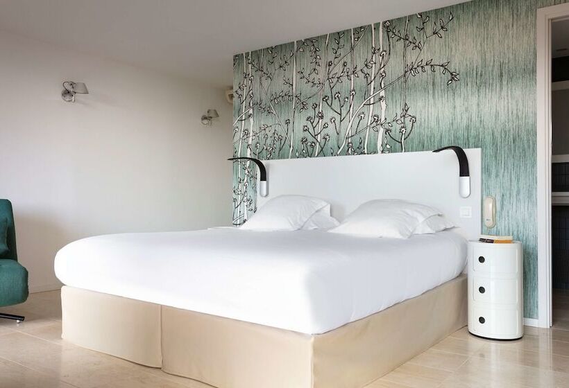 اتاق لوکس با بالکن و چشم‌انداز دریا, Best Western Hotel Alcyon